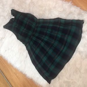 Plaid green dress 👗